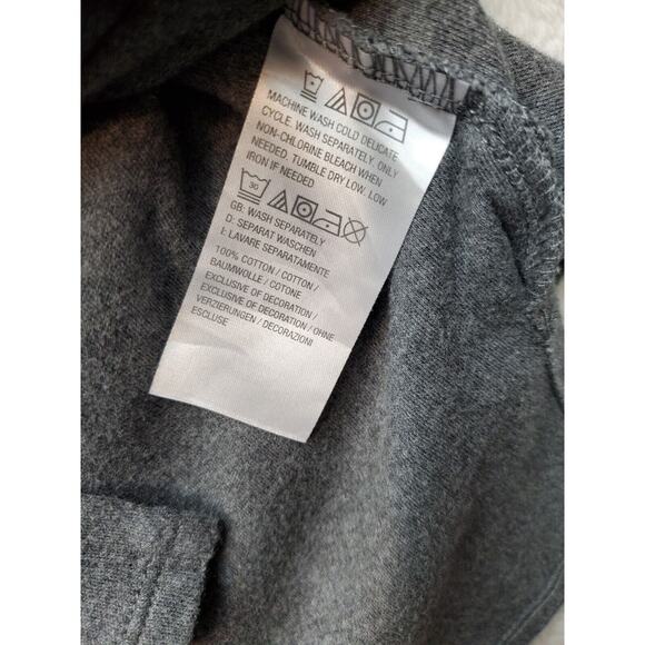 Isaac Mizrahi Live! Top Womens 2X Gray Knit Long Sleeve Turtleneck High Low Slit - Picture 8 of 8